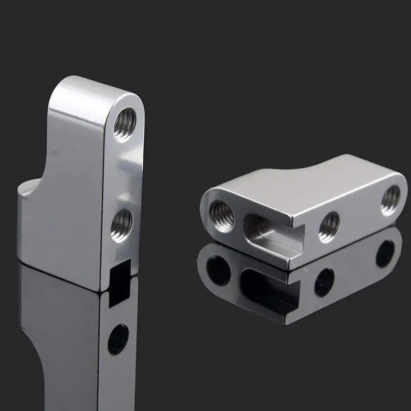 

2Pcs RC car 1/10 AX80028-5 Aluminum Servo Mount RC Car Accessories for AXIAL SCX10 RC Car Aluminium alloy steering gear seat