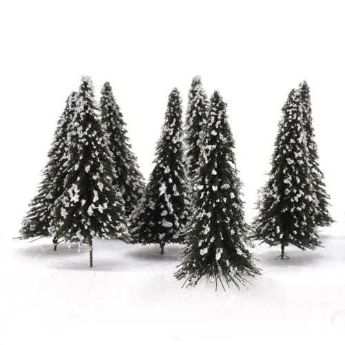 10pcs Small Christmas Trees With Snow Covered Dark Green Landscape Model Cedar For Xmas Docoration 12cm Scale175 In From Home Garden On 10pcs Small Christmas Trees With Snow Covered Dark Green Landscape Model Cedar For Xmas Docoration 12cm Scale175 In From Home Garden On