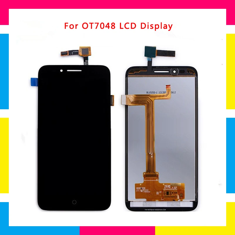 

5PCS LCD Display Screen With Touch Screen Digitizer Assembly For Alcatel One Touch Go Play OT7048 7048X