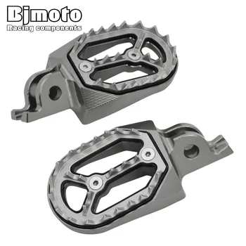 

BJMOTO CNC Aluminum Dirt Biker Foot Pegs For CR125/250 CRF150R CFR250X/R CRF450X/R KX250 KX250F KX450F KLX450 RM Z250