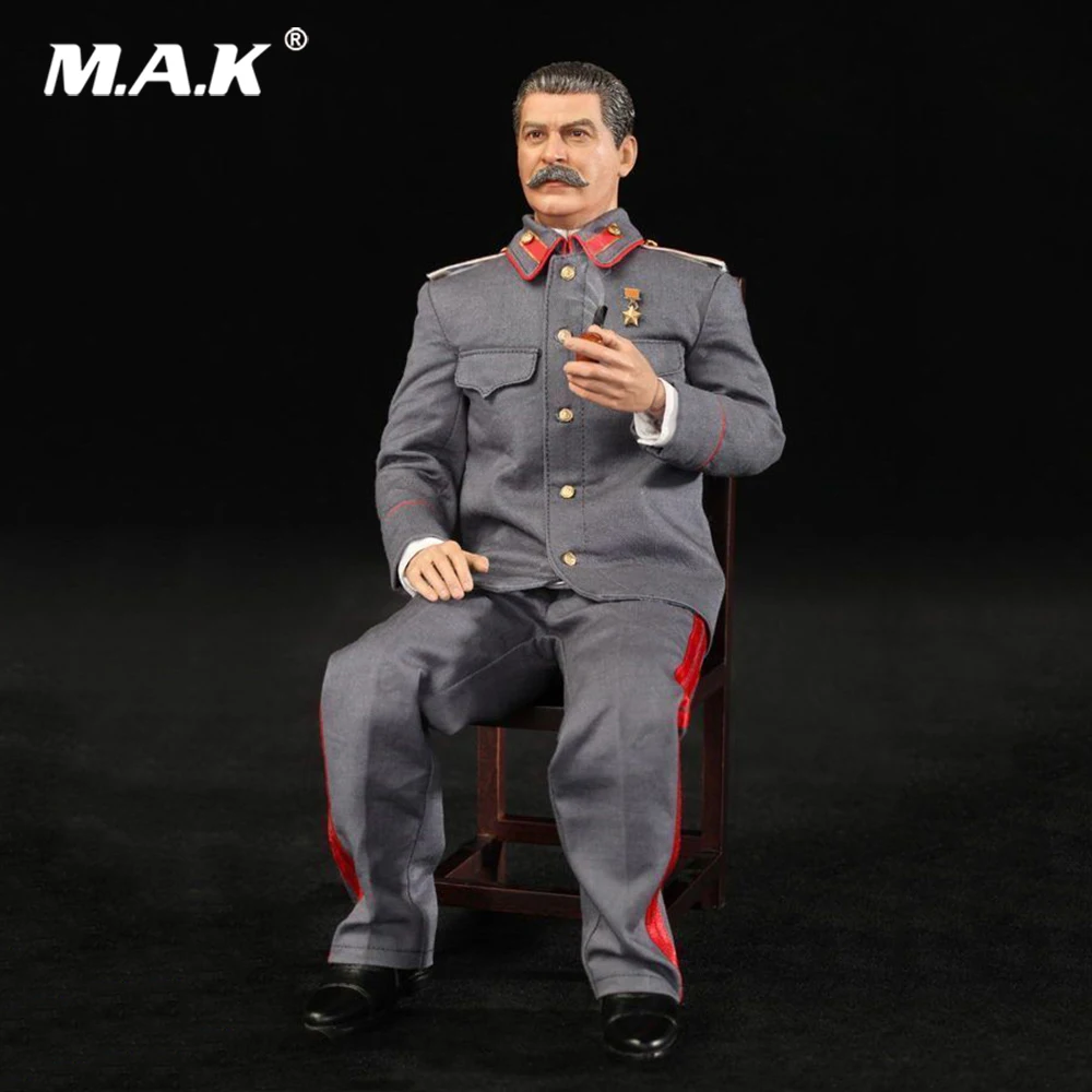 

Collectible Figure Model 1/6 Scale Full Set WWII Soviet Joseph Jughashvili Stalin (1878-1953) Action Figure for Fans Gift