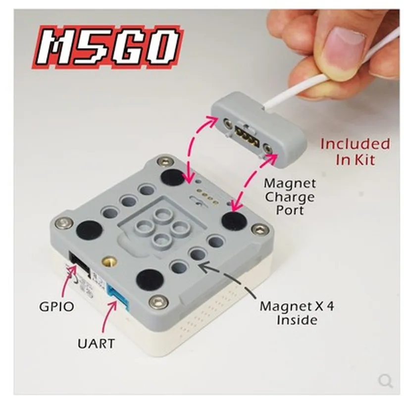 1 комплект M5Stack M5GO IoT стартовый комплект ESP32 для разработки программирования Arduino micropyton IR MIC 550mAh батарея# Hbm0095