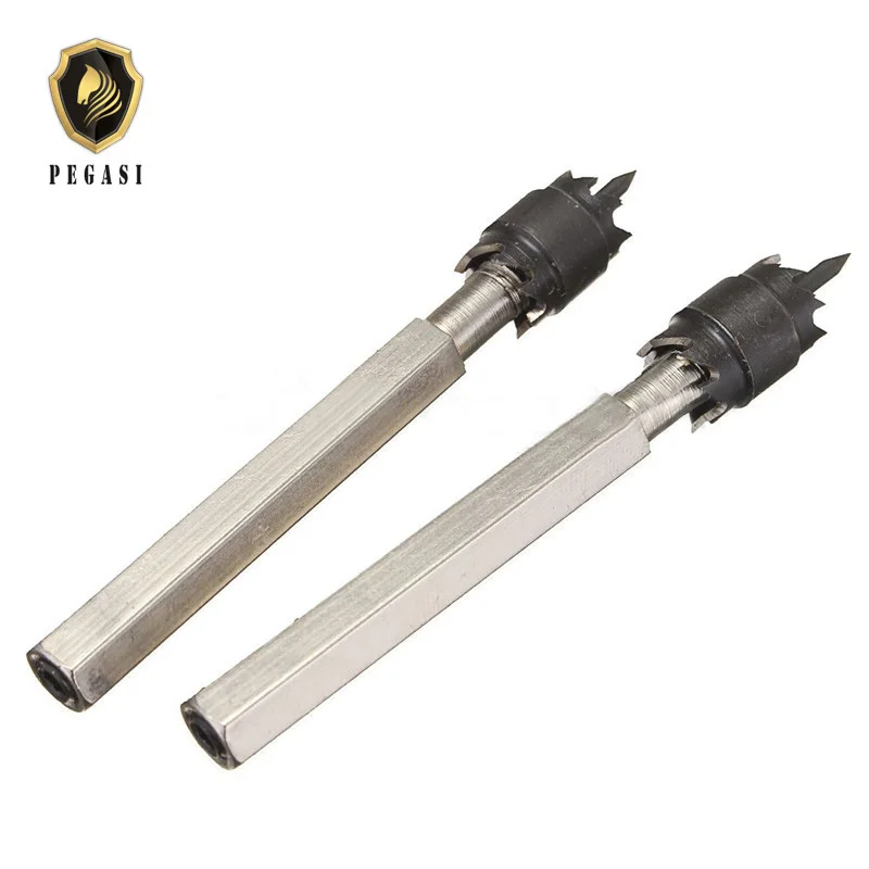 

PEGASI 2pcs HSS High Strength Spot Weld Drill Tool Double Sided Rotary Spot Weld Cutter Remover Sheetmetal Drill Bit Set