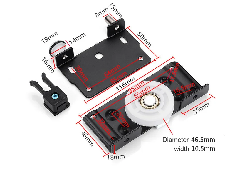 Большой тяжелый шкаф раздвижные двери шкив/подшипник паз колеса, Mute, аксессуары для двери гардероба, домашнего оборудования