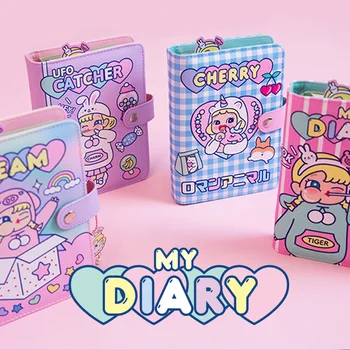 

A6 Lovely Harajuku Notebook INS Pinkful Bullet Journal Gift Kawaii Sketchbook Diary Planner Memo Pad School Office Stationery