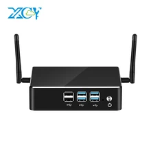 XCY X35 Mini PC 8th Gen Intel Core i3 8130U i5 8250U i7 8550U DDR4 mSATA 8*USB HDMI VGA WiFi Gigabit Ethernet 4K HTPC Windows 10