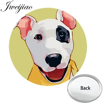 

JWEIJIAO Dogs Beagle retriever pug bulldog boxer Chihuahua One Side Flat Mini Pocket Mirror Makeup Hand Travel Purse Mirror