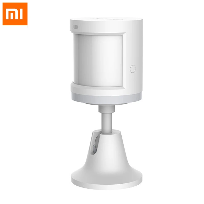 

Hot xiaomi Aqara Human Body Sensor ZigBee Version Wireless WiFi With Holder Smart Mi Home APP for Gateway Hub iOS/Android