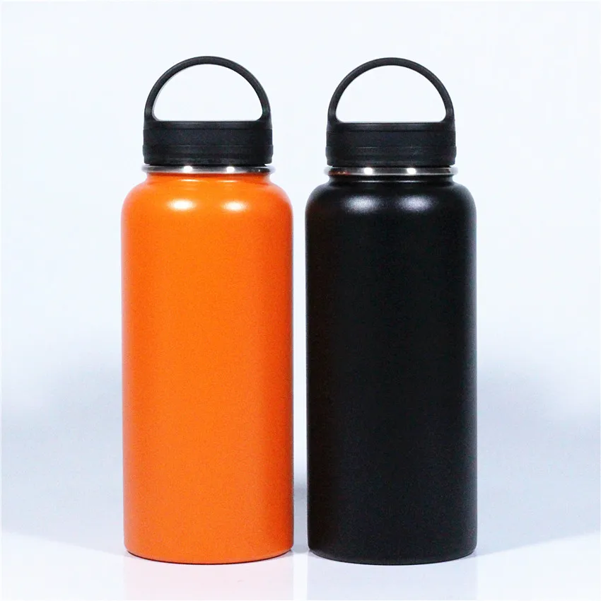 

MULTICOLOR Vacuum Flask Insulated Stainless Steel Water Bottle 32OZ 900ML hydroelectric potential cup TERMOS