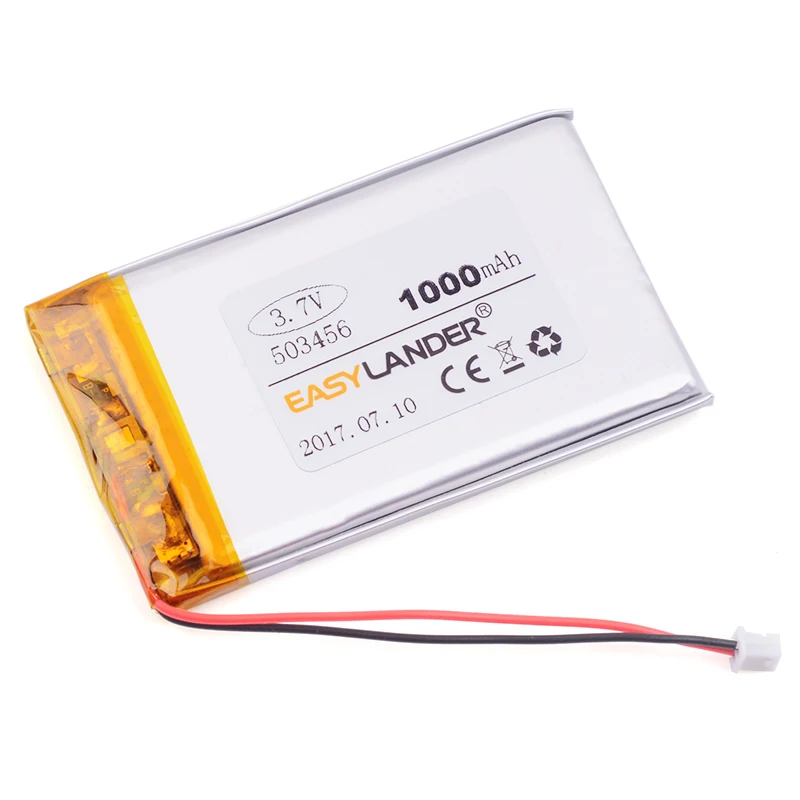 503456 503356 3 7 V 1000mAh литий полимерная ионная батарея для gps трекера MP4 MP5 DVR Динамик