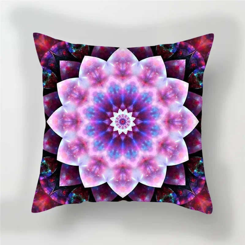 

Fuwatacchi Home Decoration Pillowcase Contrast Flower Print Cushion Cover Gradient Floral Pillows Cover for Car Office New 2019