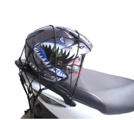 Tuning Parts Motorcycle Helmet Tank Mesh Large Network Decorative Tailstock Net Luggage Bag | Автомобили и мотоциклы