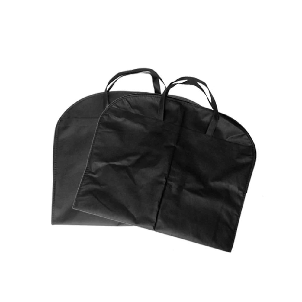 Black Dustproof Hanger Coat Clothes Garment Suit Cover Travel Breathable Storage Bag clothes storage Covers Case For Clothes