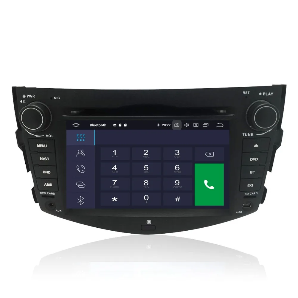 Best IPS  2 Din Android 9.0 car multimedia dvd player for Toyota RAV4 2006 2007 2008 2009 2010 2011 car radio vcd player 2