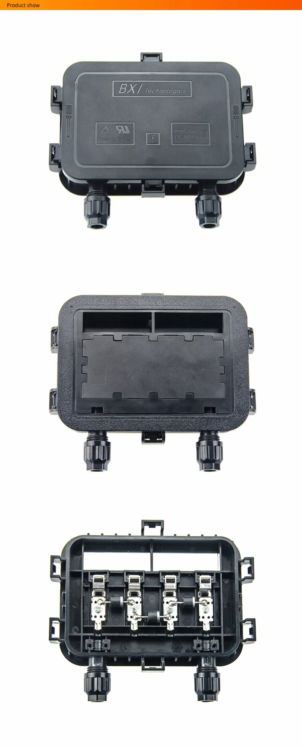 Junção Solar PV IP65 À Prova D' Água para o sistema solar
