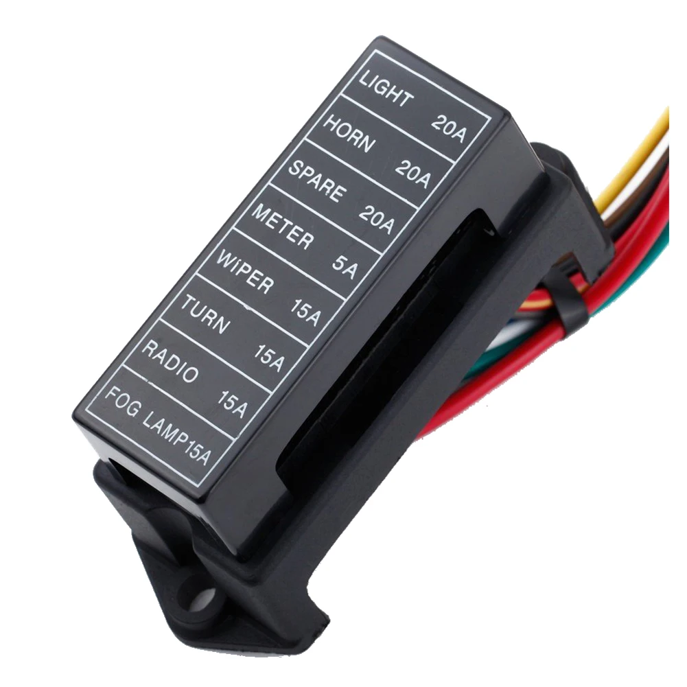 8 Way DC32V Circuit Blade Fuse Box Fuse Block Fuse Holder ATC ATO 2