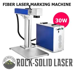 Настольный 30 Вт волоконно-лазерная маркировочная машина лазерный маркер для нержавеющей стали пластиковая маркировочная металлическая