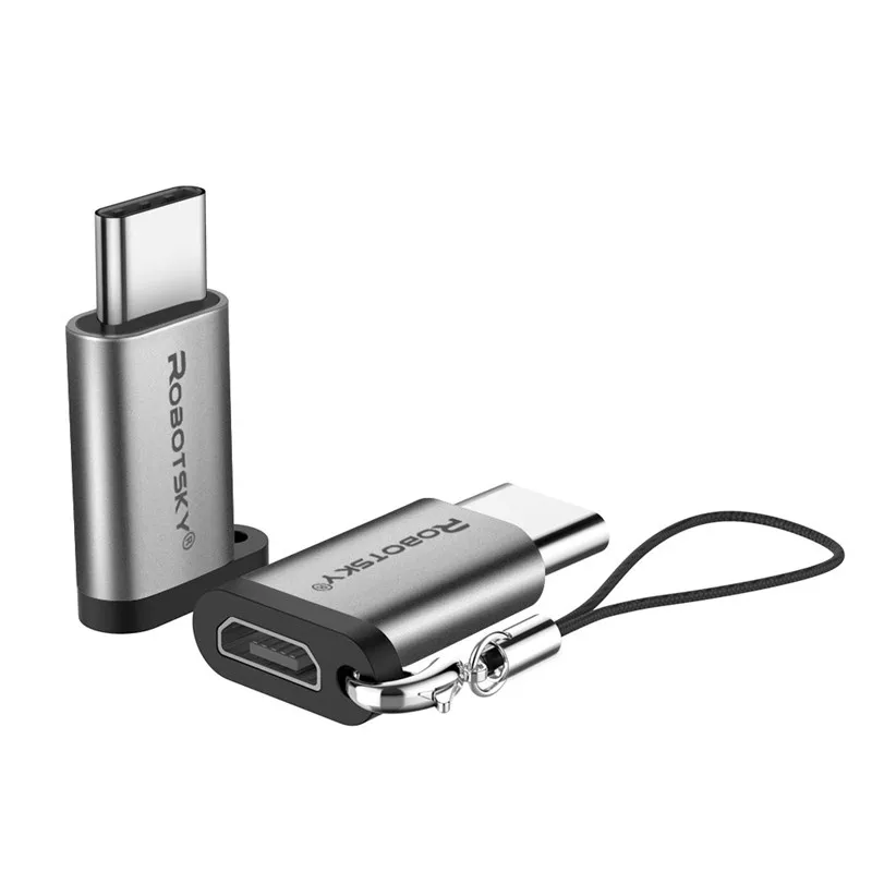 Usb type-C адаптер type-C штекер Micro USB Женский конвертер USB C OTG кабель для samsung Xiaomi huawei Macbook