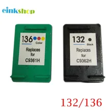 1 Set Cartridge for HP 132 136 Black & Tri-color Ink Cartridge For HP Officejet 6213 5443 D4163 Photosmart 2573 C3183 D5163 1513 1 Set Cartridge for HP 132 136 Black & Tri-color Ink Cartridge For HP Officejet 6213 5443 D4163 Photosmart 2573 C3183 D5163 1513
