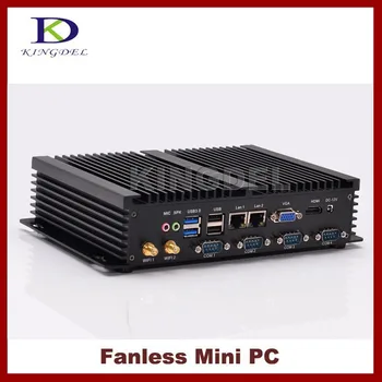 Günstig Industrie-pc Thin Client Intel Celeron 1037U Dual Core CPU, 4 GB RAM 64 GB SSD 2*1000 Mt LAN, 4 * COM, 2 * USB 3.0, 300 Mt WiFi, HDMI