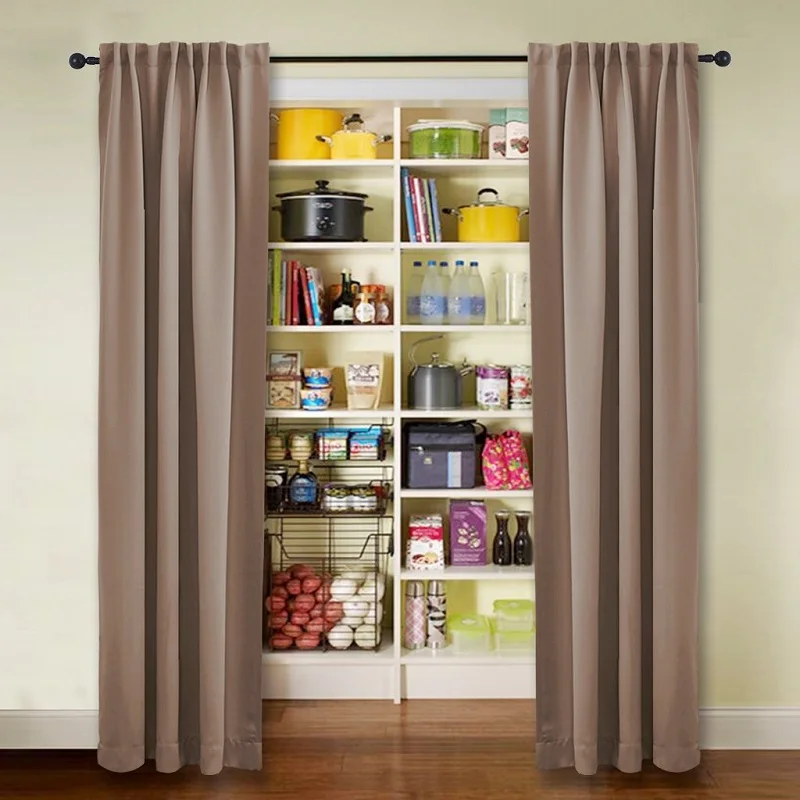 Wide Width Blackout Patio Curtain Sliding Door Insulated Curtains Wide Width Blackout Patio Curtain Sliding Door Insulated Curtains with Back Tab for Extra Wide Windows -in Curtains from Home & Garden on Aliexpress.com ... - Wide Width Blackout Patio Curtain Sliding Door Insulated Curtains