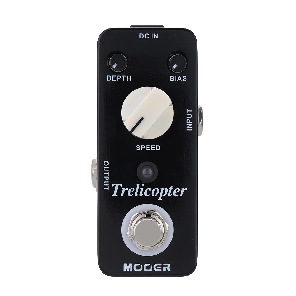 Mooer Trelicopter Micro Mini Optical Tremolo педаль для электрической гитары True Bypass|Детали и