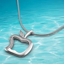 Ожерелье с кулоном-яблоком из стерлингового серебра 925 пробы. женский мифический сад Эдема. модный подарок, Ожерелье Подвеска