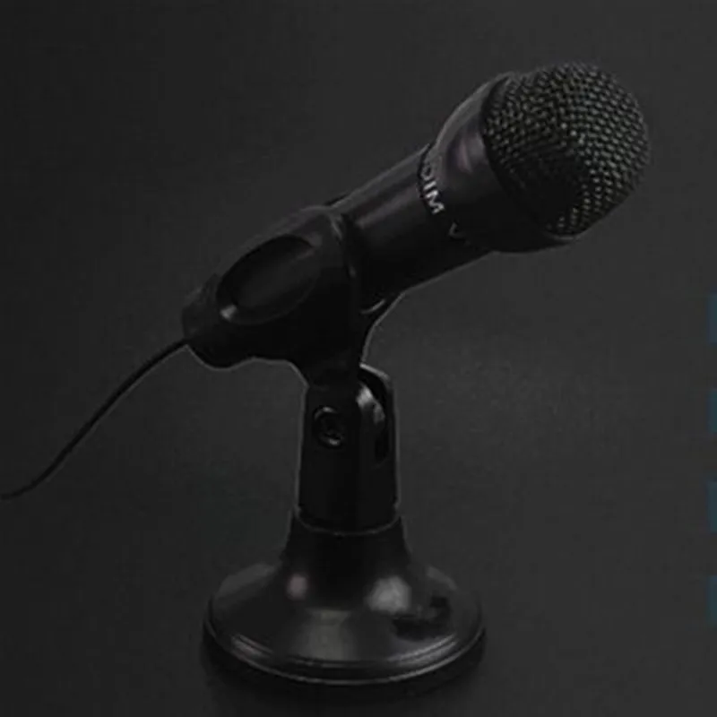 Высококачественный Профессиональный Однонаправленный динамический микрофон с держателем для пения, караоке, микрофон для ПК, ноутбука, запись по Skype