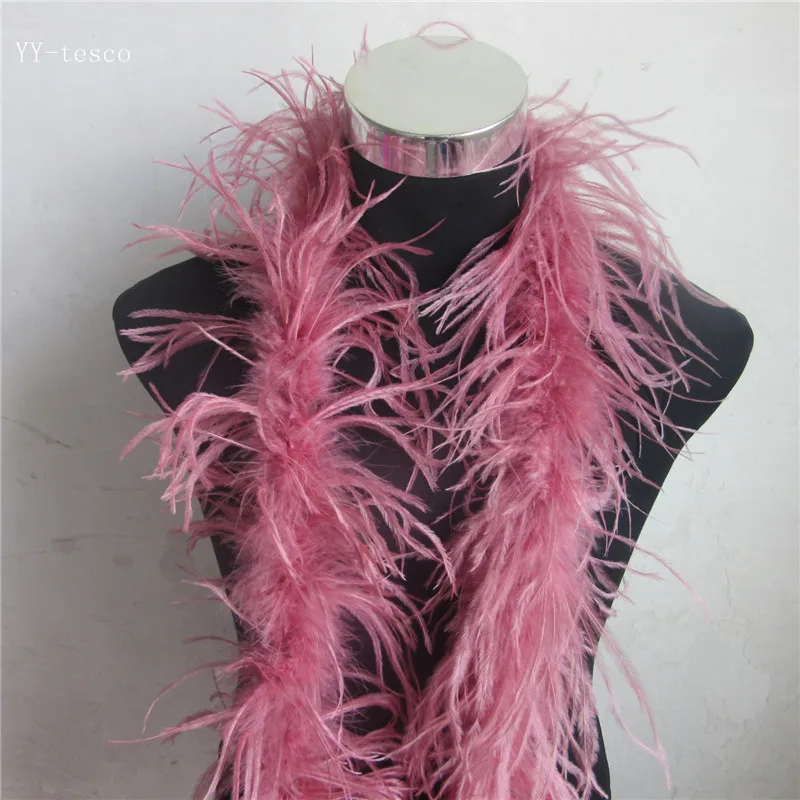 10 Meters/Lot fluffy Ostrich Feather Boa Skirt Costumes/Trim For Party