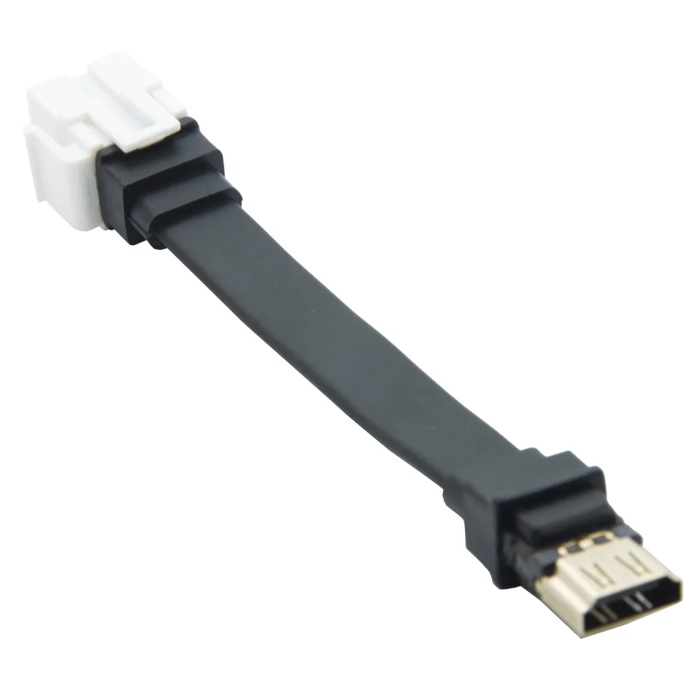 Разъем keystone HDMI с плоским кабелем длиной 15 см|Умные розетки| |