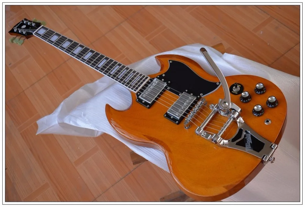 Chinese electric guitar mahogany sg custom guitar free shippingin Guitar from Sports