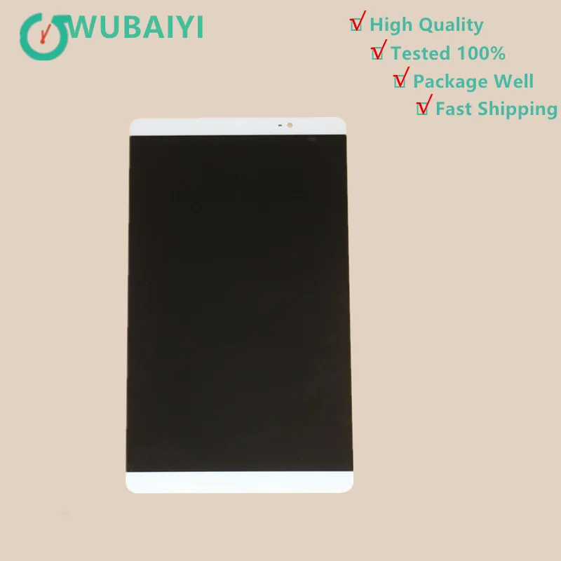 WUBAIYI для huawei Mediapad M2 8,0 M2-801 M2-803 Сенсорный экран планшета Стекло + ЖК-дисплей Дисплей сборки Панель Замена Белый
