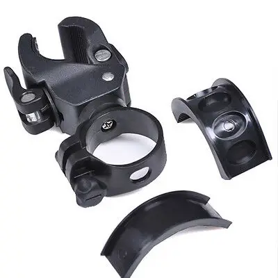 

Bicycle Light Bracket Bike Lamp Holder LED Torch Headlight Pump Stand Quick Release Mount 360 Degree Rotatable