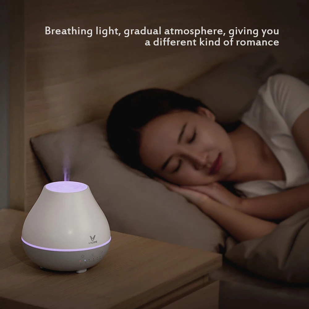 Billig Neue Xiaomi Mijia VIOMI Aromatherapie Diffusor Ultraschall luftbefeuchter Led Licht Luftreiniger öl diffusor