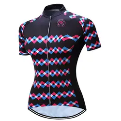 2017 teleyi MTB велосипед Джерси Для женщин Pro Велосипедная Форма одежда короткий рукав велосипед Рубашки для мальчиков Топ Одежда для девочек