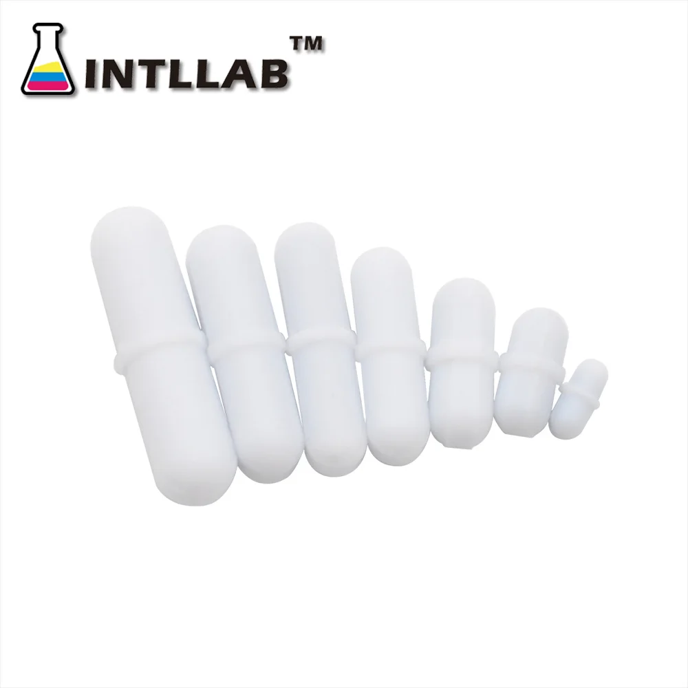 INTLLAB 7 шт. смешанные размеры PTFE магнитная мешалка миксер баров - изображение