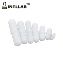 Intllab agitador magnético, barras de agitador magnético, tamanho misto, barras ptfe, 7 peças
