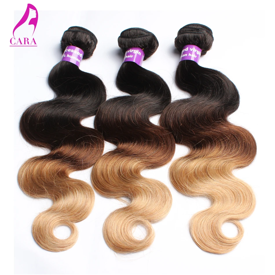 3Pcs Ombre Hair Extensions Three 3 Tone 1b/4/27 Ombre Brazilian Body Wave  Human Hair Weaves Free Shipping Rosa Hair Products|hair card|product name  generator freehair dress - AliExpress