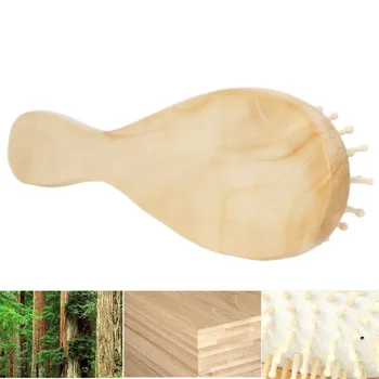 

1Pc Wooden Bamboo Hair Vent Brushes Keratin Care Beauty SPA Massager Comb Health