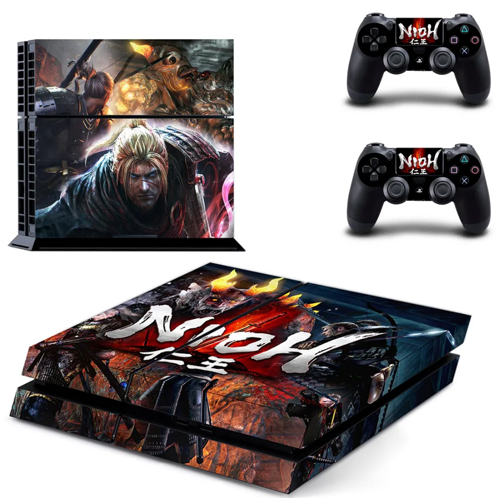 Игра NIOH PS4 переводная картинка наклейка для Sony PlayStation 4 консоли и 2 контроллера