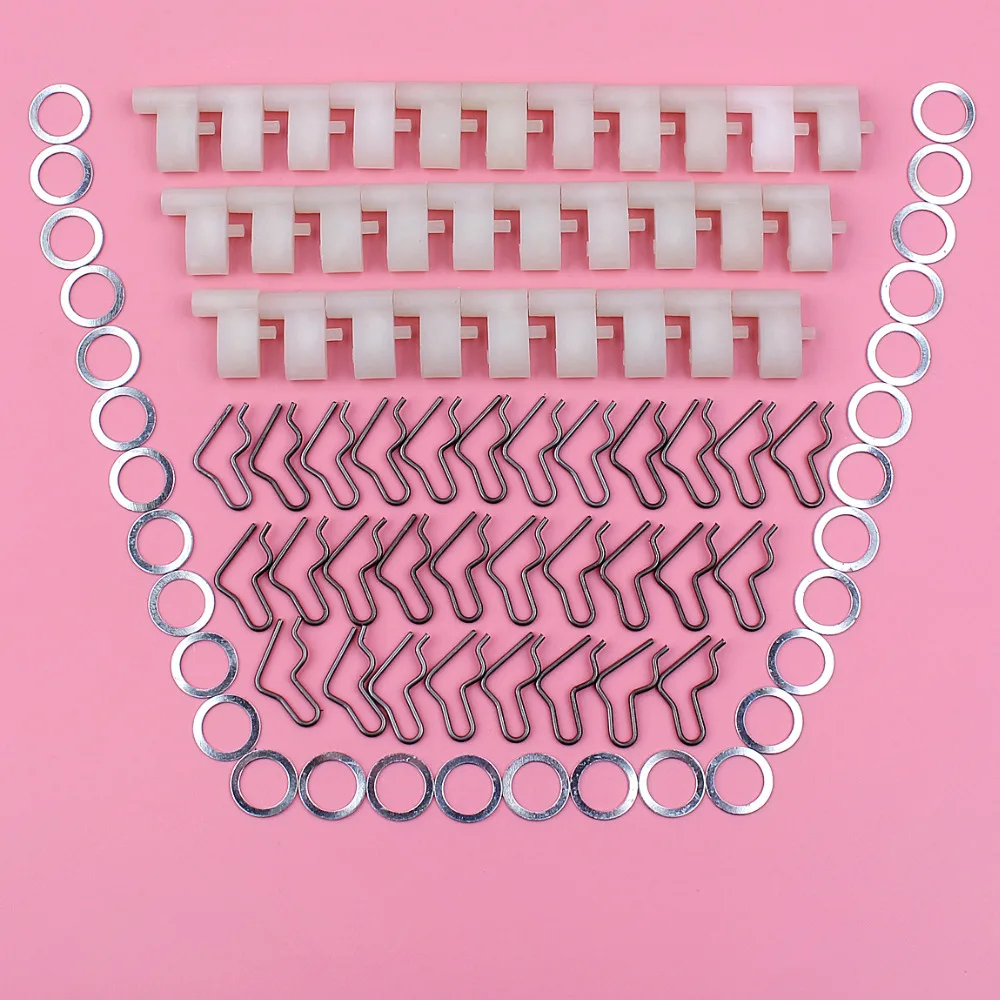 Starter Pawl Dog Spring Washer Kit 30 Set For Stihl FS55 BG55 BG85 BG65 FS45 Trimmer TS400 TS410 TS420 Concret Saw Spare Parts