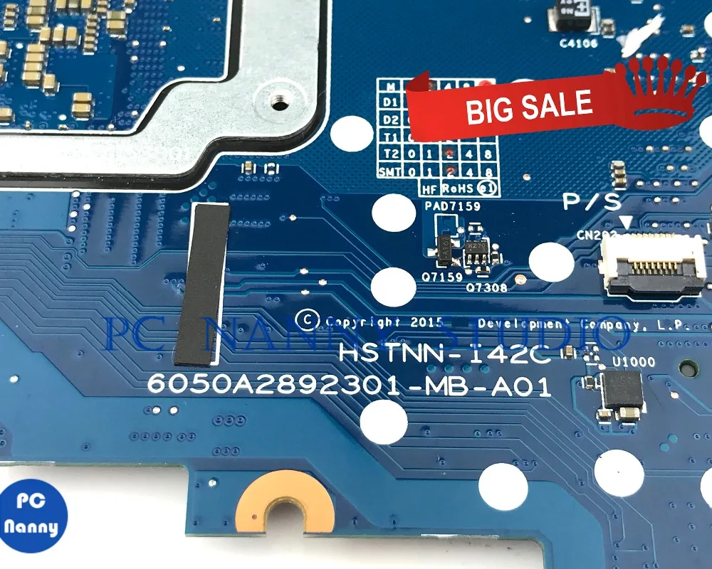 Ideal PCNANNY for HP EliteBook 820 G3 Laptop motherboard i3-6100U 831761-601 831761-001 6050A2892301-MB-A