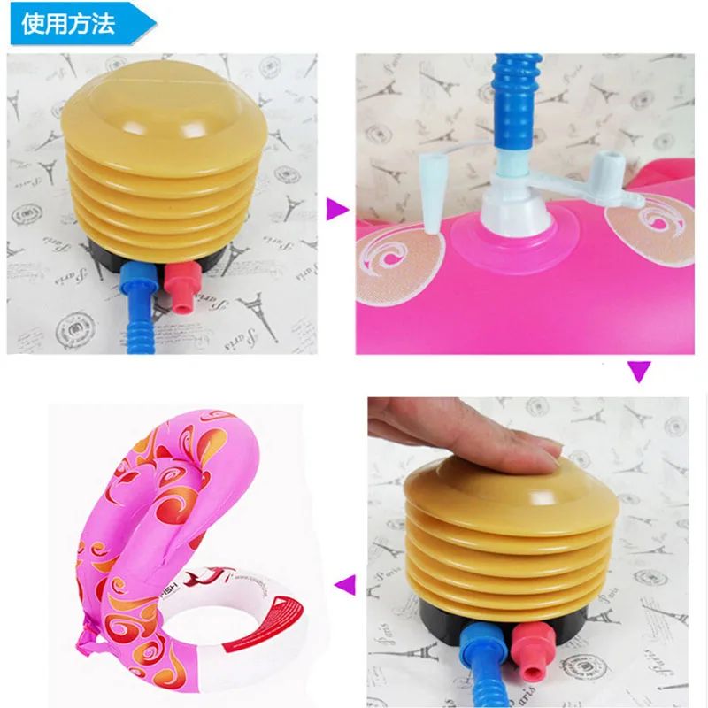 Swimming-Ring-Foot-Pump-Inflatable-tube-Yoga-ball-tyre-pump-Plastic-Hand-Foot-Pump-Inflator-for (5)