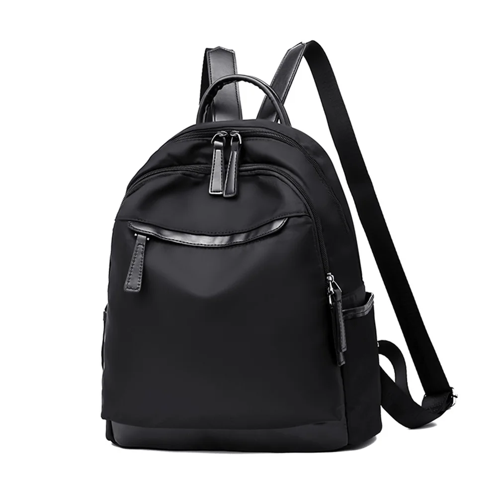 

2019 New Waterproof Oxford Cloth Backpack Women School Bag Travel Backpack with Earphone Hole Female Large Laptop Backpacks