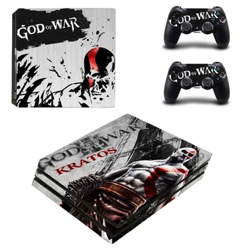 

Game God of War PS4 Pro Skin Sticker Decal for PlayStation 4 Console and 2 Controller PS4 Pro Skin Sticker Vinyl