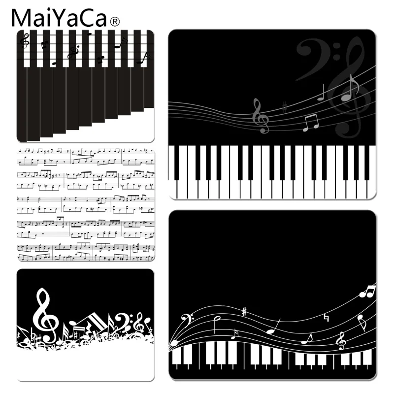 

MaiYaCa Music Notes Piano Key High Speed New Mousepad Size for 25X29cm Gaming Mousepads