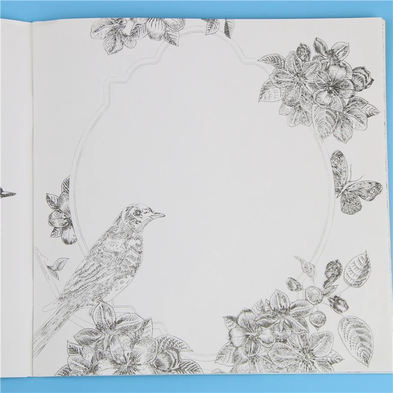 1 Pc 24 Pages Mandalas Flower Coloring Book for Children Adult Relieve Stress Kill Time Graffiti Painting Drawing Art Book