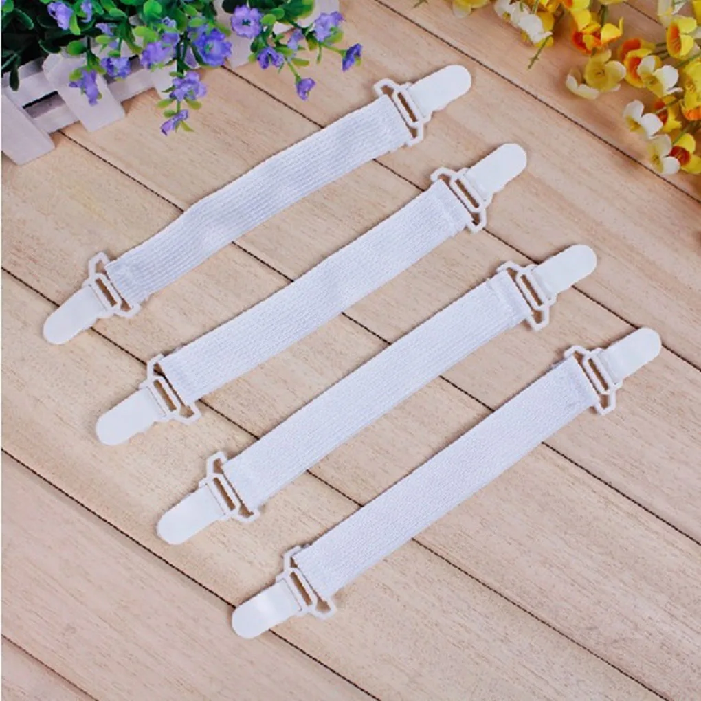 high quality 1pc bed sheet fastener tape elastic sheet strap holder bed sheet corner clips