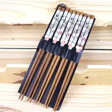 Дизайн китайские винтажные красивые различные узоры классические деревянные палочки для еды 006