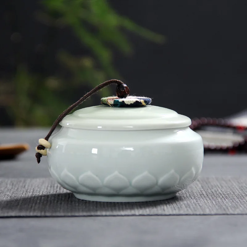 Керамические контейнеры для чая метеоритная глазурь небольшой запечатанный банки чайные украшения Прекрасные 8 видов для китайского кунг-фу чайная посуда контейнер для чая - Цвет: G